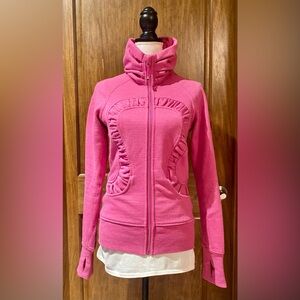 Lululemon Athletica Sparkle Cuddle Up Zip-up Sweatshirt